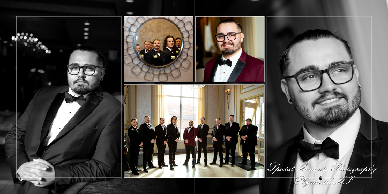 Coffee Table Design - Nick & Kelsey at Bentley Banquet Conference Center Wyandotte MI wedding album photography