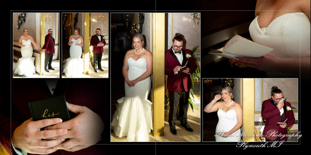 Coffee Table Design - Nick & Kelsey at Bentley Banquet Conference Center Wyandotte MI wedding album photography