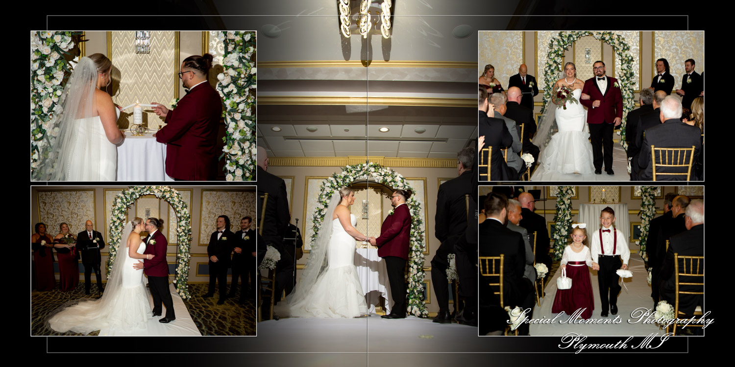 Coffee Table Design - Nick & Kelsey at Bentley Banquet Conference Center Wyandotte MI wedding album photography