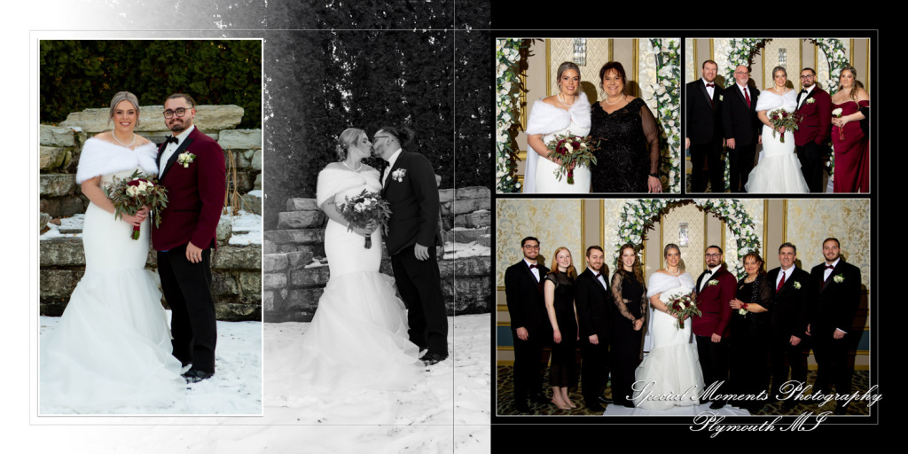 Coffee Table Design - Nick & Kelsey at Bentley Banquet Conference Center Wyandotte MI wedding album photography