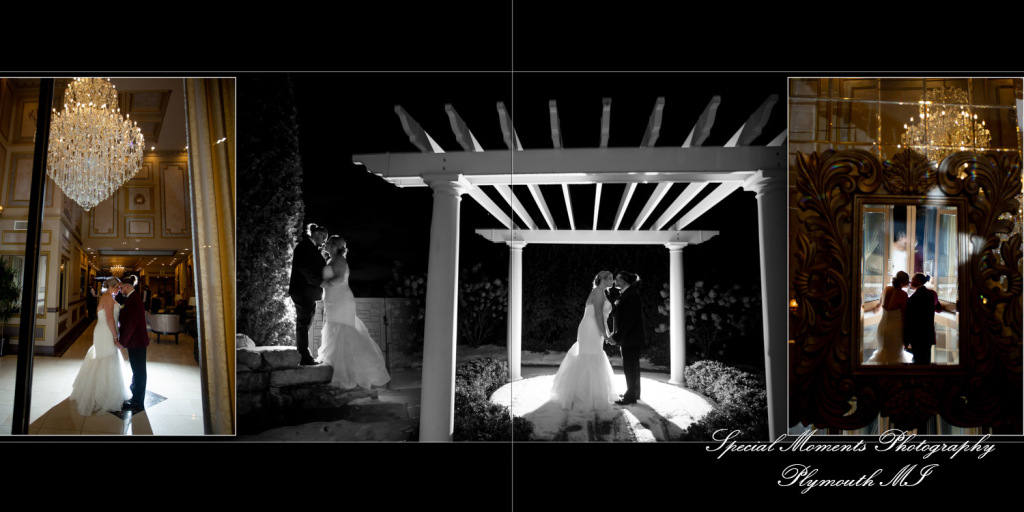 Coffee Table Design - Nick & Kelsey at Bentley Banquet Conference Center Wyandotte MI wedding album photography