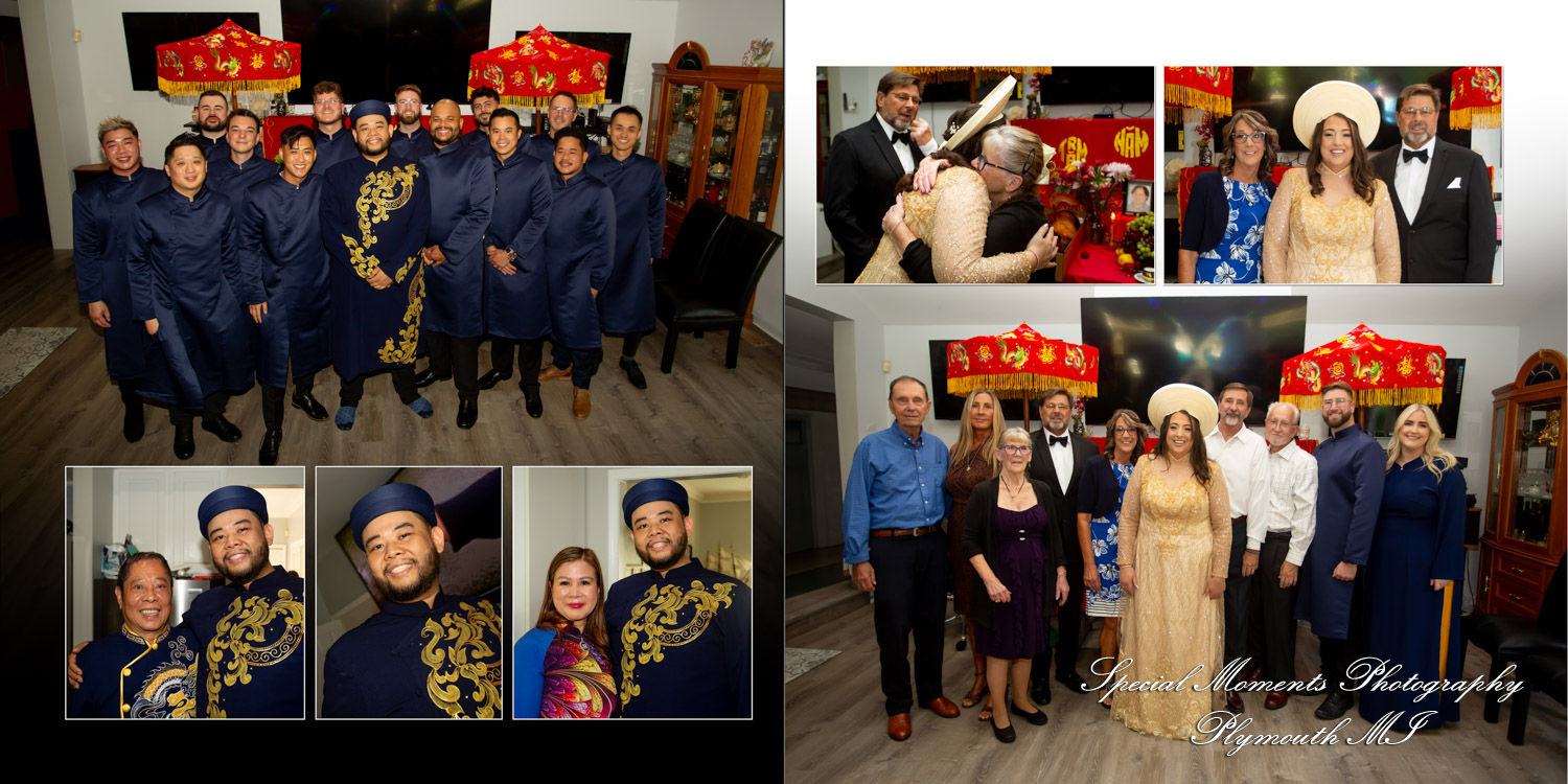 Coffee Table Design Style - Jimmy & Gina at Macedonian Cultural Center Sterling Heights MI wedding album photograph