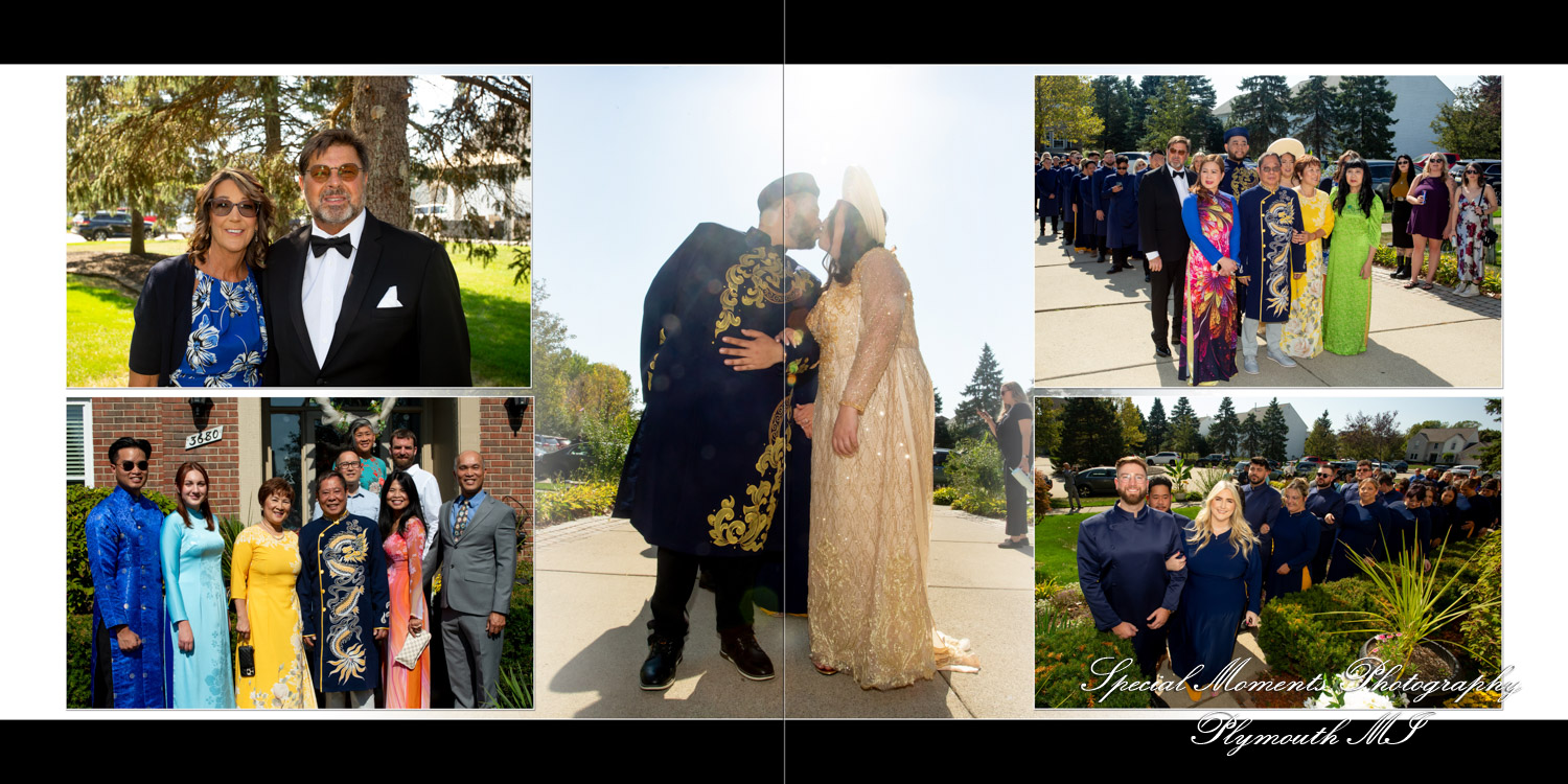 Coffee Table Design Style - Jimmy & Gina at Macedonian Cultural Center Sterling Heights MI wedding album photograph