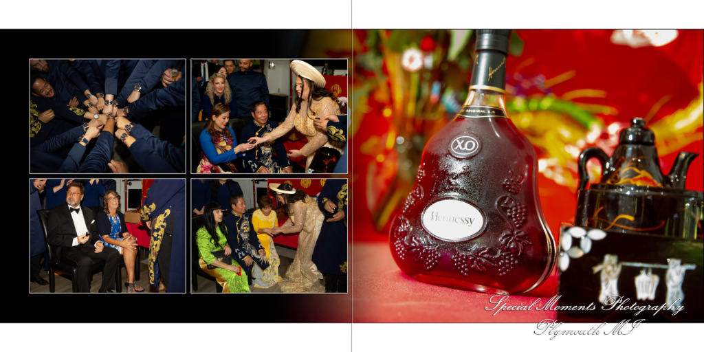 Coffee Table Design Style - Jimmy & Gina at Macedonian Cultural Center Sterling Heights MI wedding album photograph