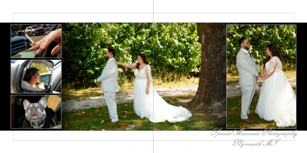 Coffee Table Design Style - Jimmy & Gina at Macedonian Cultural Center Sterling Heights MI wedding album photograph
