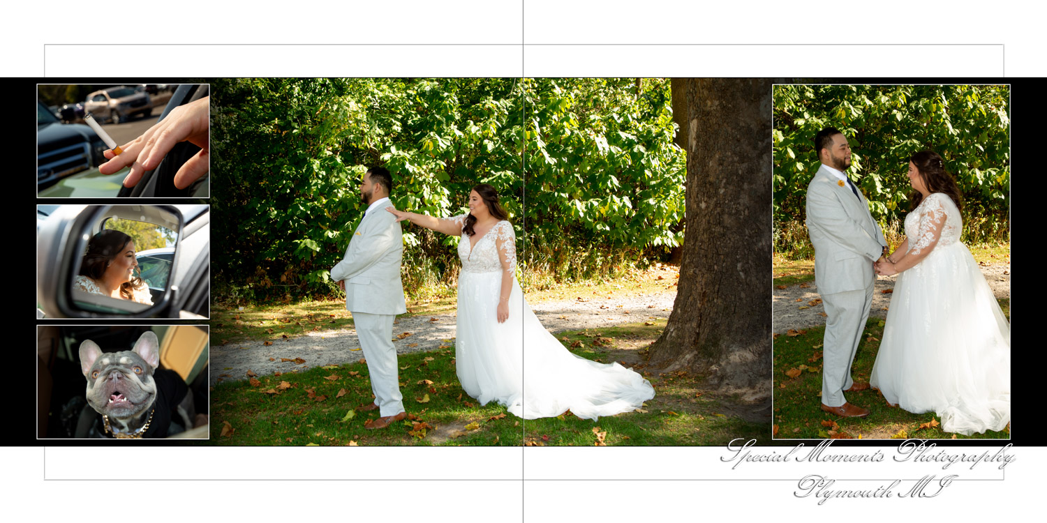 Coffee Table Design Style - Jimmy & Gina at Macedonian Cultural Center Sterling Heights MI wedding album photograph