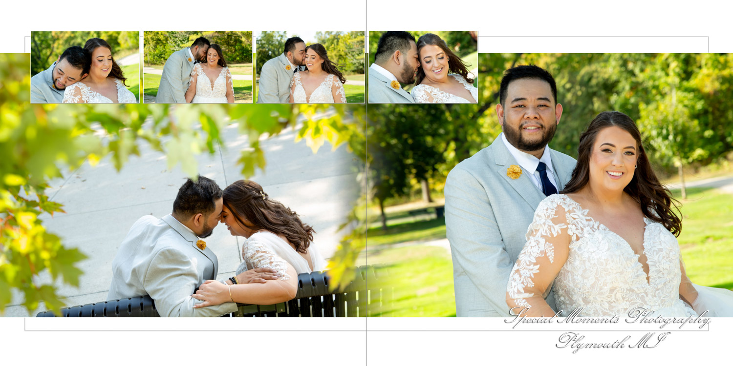 Coffee Table Design Style - Jimmy & Gina at Macedonian Cultural Center Sterling Heights MI wedding album photograph