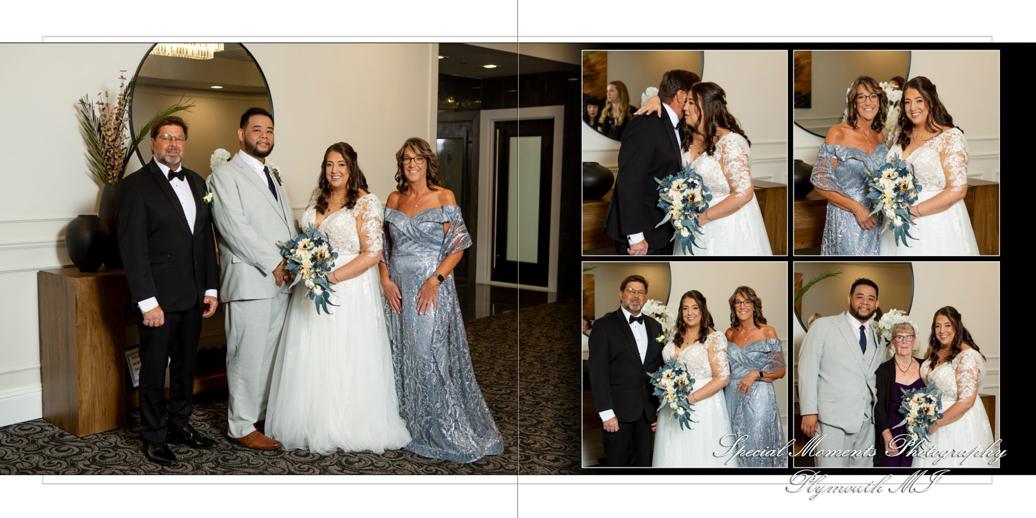 Coffee Table Design Style - Jimmy & Gina at Macedonian Cultural Center Sterling Heights MI wedding album photograph