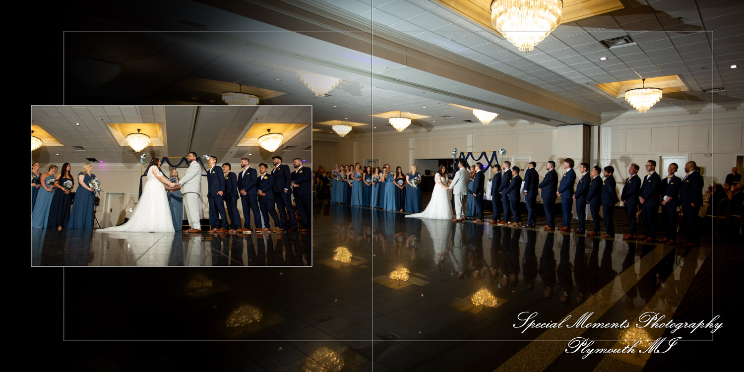 Coffee Table Design Style - Jimmy & Gina at Macedonian Cultural Center Sterling Heights MI wedding album photograph