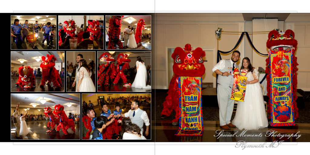 Coffee Table Design Style - Jimmy & Gina at Macedonian Cultural Center Sterling Heights MI wedding album photograph