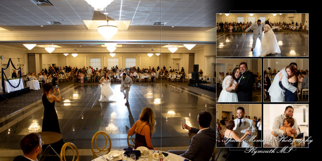Coffee Table Design Style - Jimmy & Gina at Macedonian Cultural Center Sterling Heights MI wedding album photograph