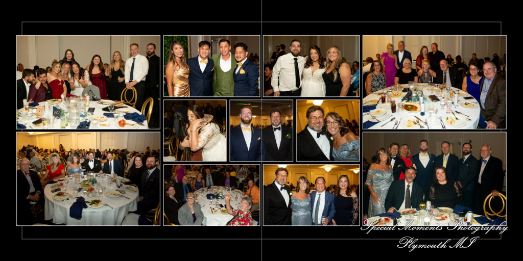 Coffee Table Design Style - Jimmy & Gina at Macedonian Cultural Center Sterling Heights MI wedding album photograph