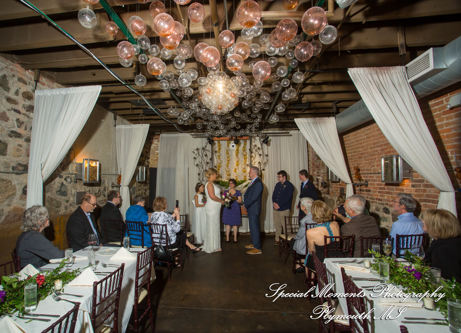 Kathy & Matt Vinology Restaurant & Event Space Ann Arbor MI wedding photography