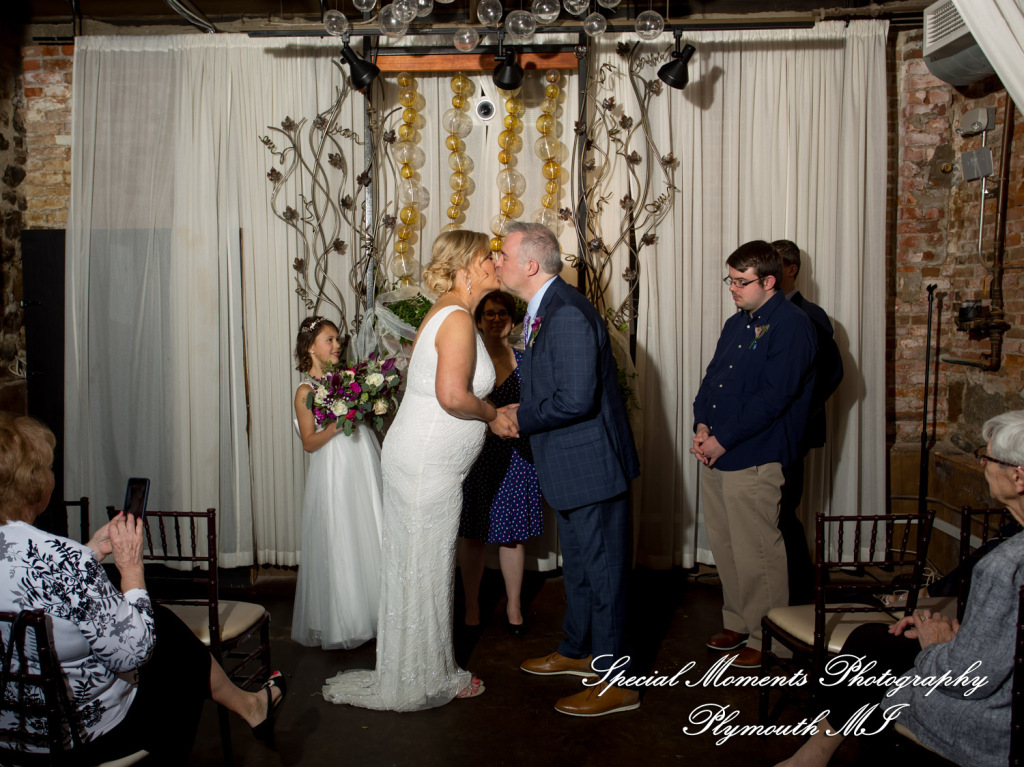 Kathy & Matt Vinology Restaurant & Event Space Ann Arbor MI wedding photography