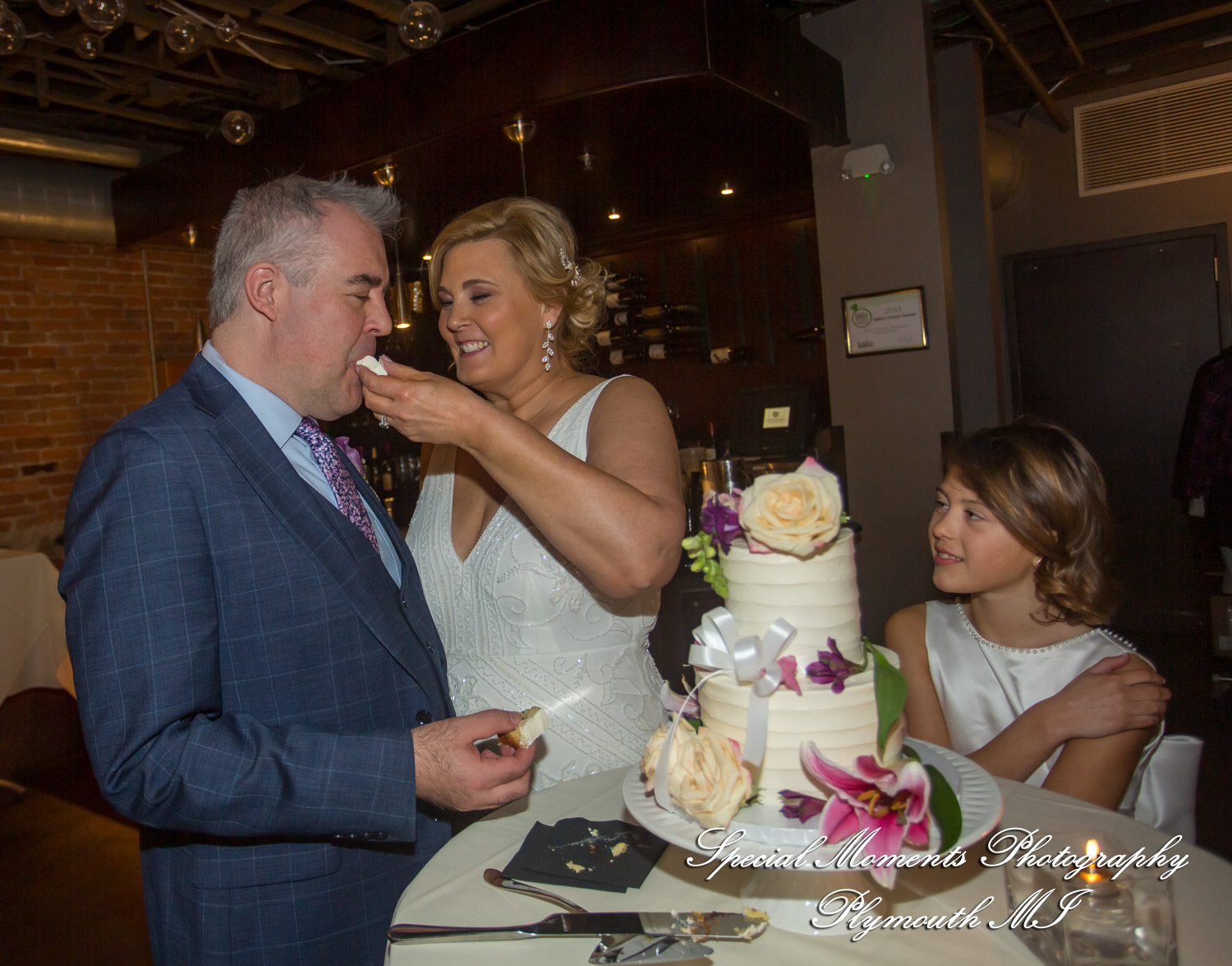 Kathy & Matt Vinology Restaurant & Event Space Ann Arbor MI wedding photography