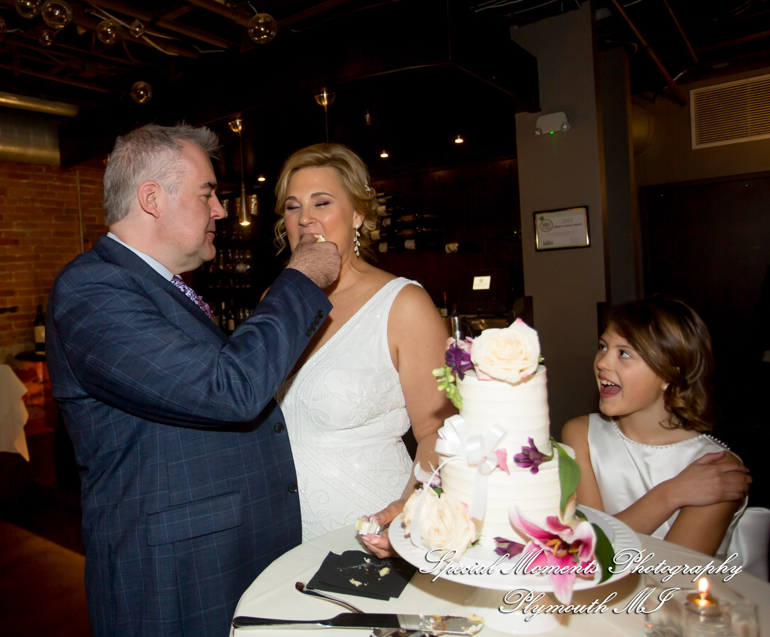 Kathy & Matt Vinology Restaurant & Event Space Ann Arbor MI wedding photography