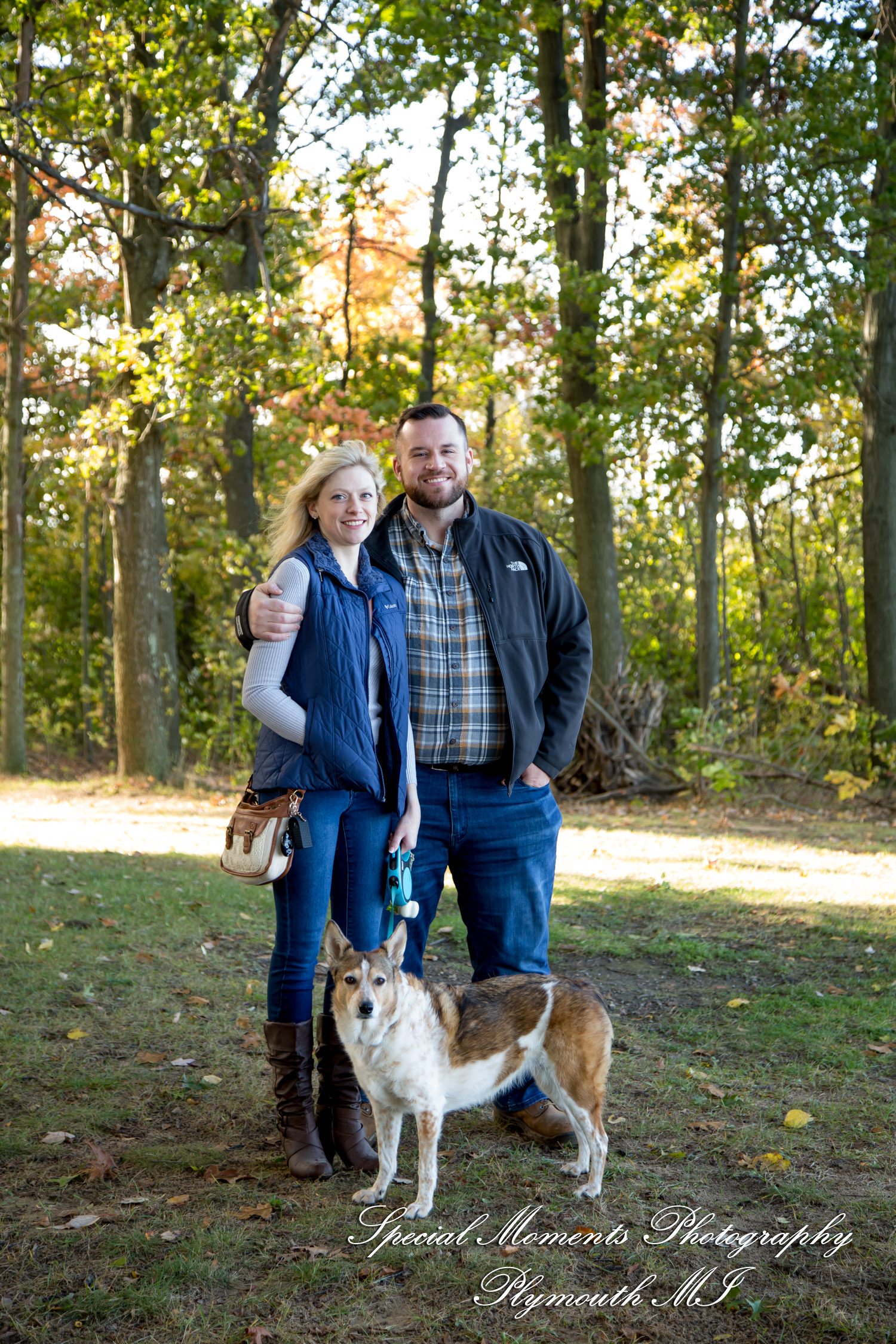 Christina & Jeffrey at Pontiac Lake State Park Waterford MI engagement photography