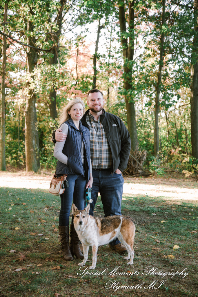 Christina & Jeffrey at Pontiac Lake State Park Waterford MI engagement photography