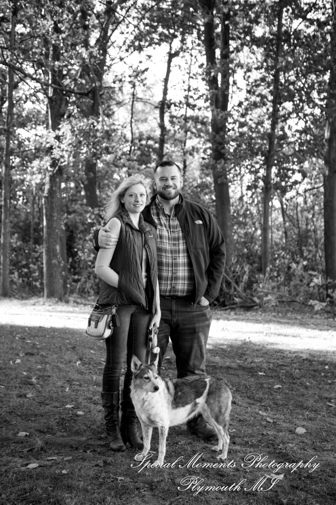 Christina & Jeffrey at Pontiac Lake State Park Waterford MI engagement photography