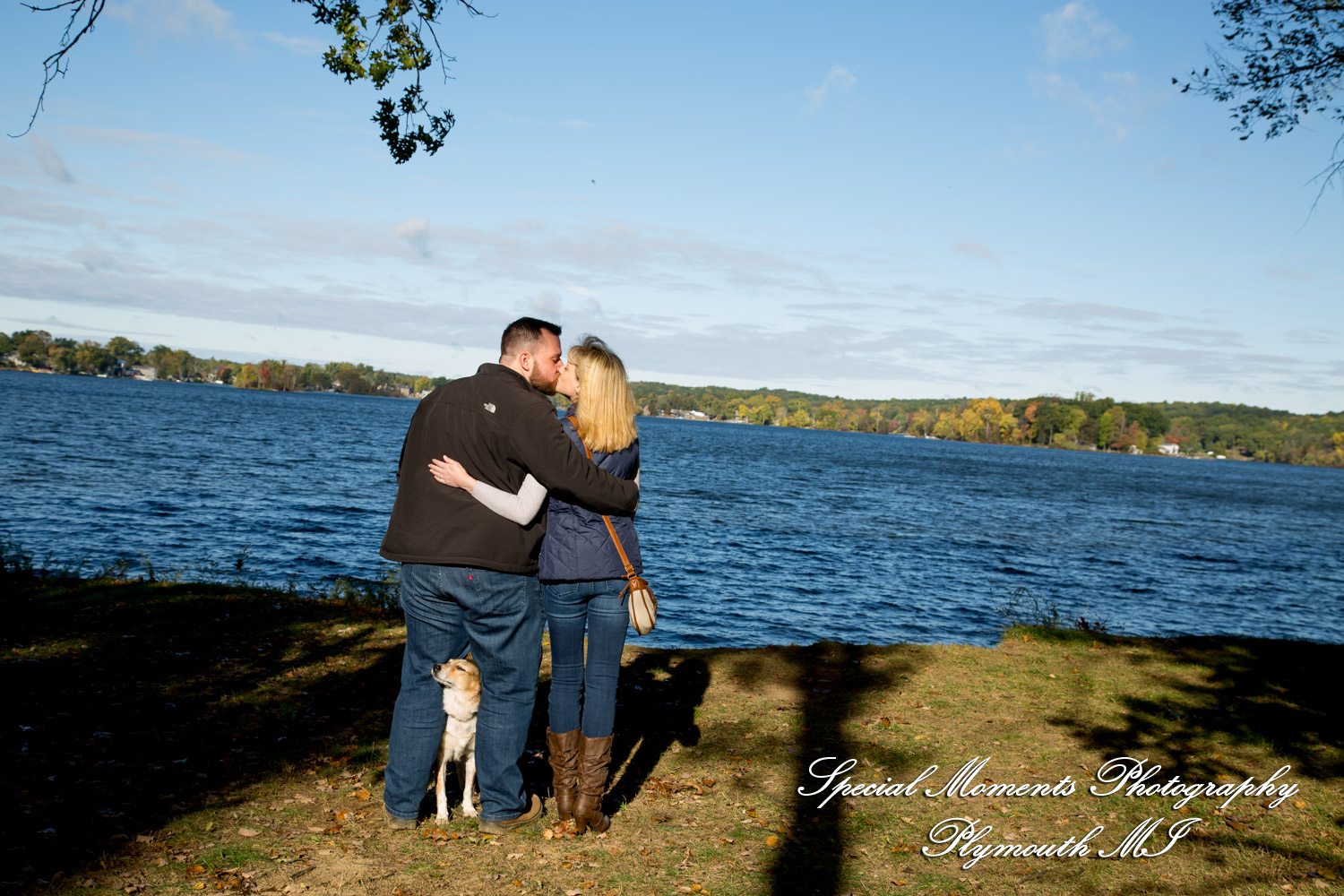 Christina & Jeffrey at Pontiac Lake State Park Waterford MI engagement photography