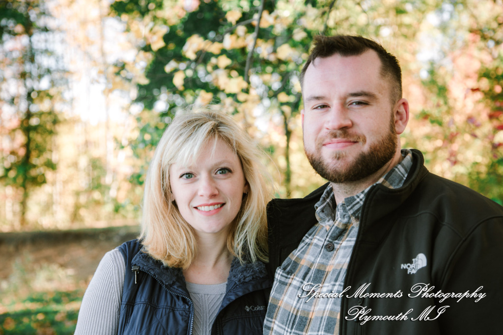 Christina & Jeffrey at Pontiac Lake State Park Waterford MI engagement photography