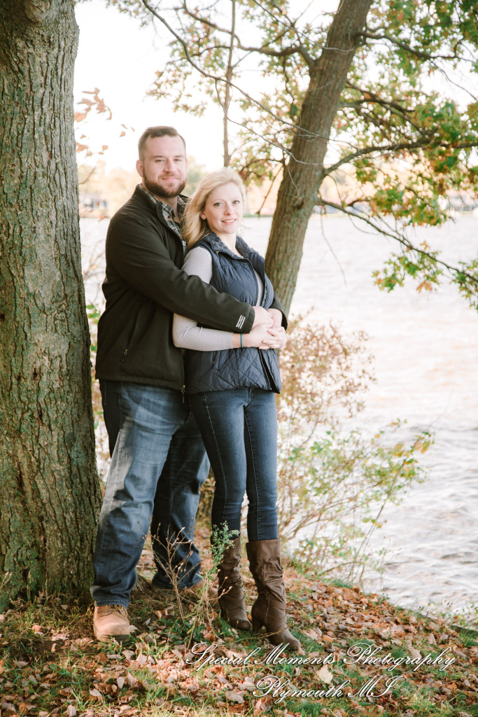 Christina & Jeffrey at Pontiac Lake State Park Waterford MI engagement photography