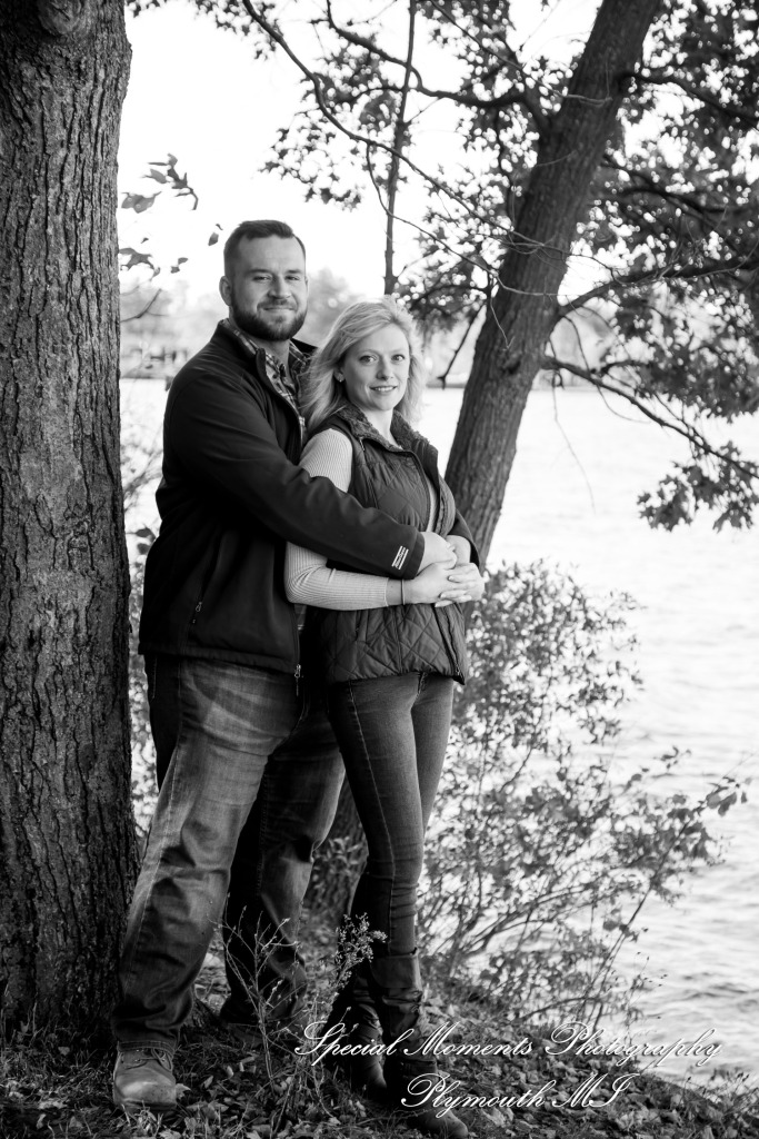 Christina & Jeffrey at Pontiac Lake State Park Waterford MI engagement photography
