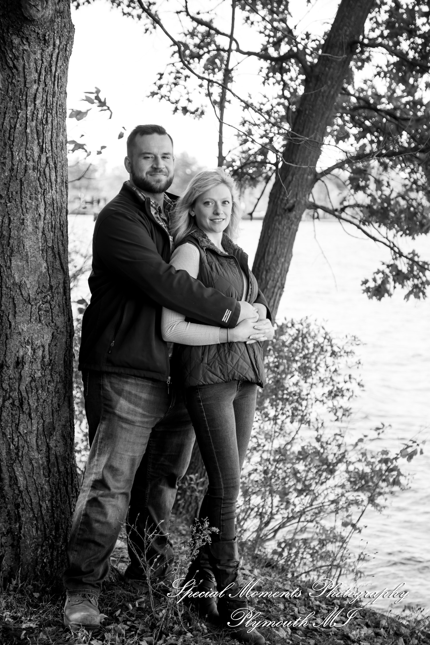 Christina & Jeffrey at Pontiac Lake State Park Waterford MI engagement photography