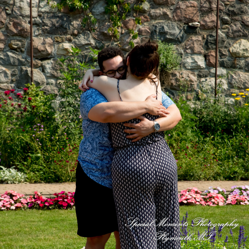 Chayna & Jonny at Cranbrook House Gardens Bloomfield Hills MI engagement photography