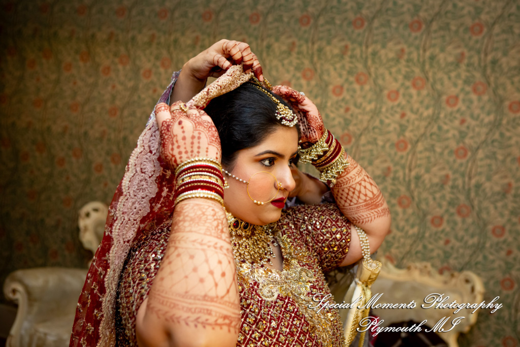 Faiza & Ian at Stone Chalet Bed and Breakfast Inn Ann Arbor MI wedding photograph