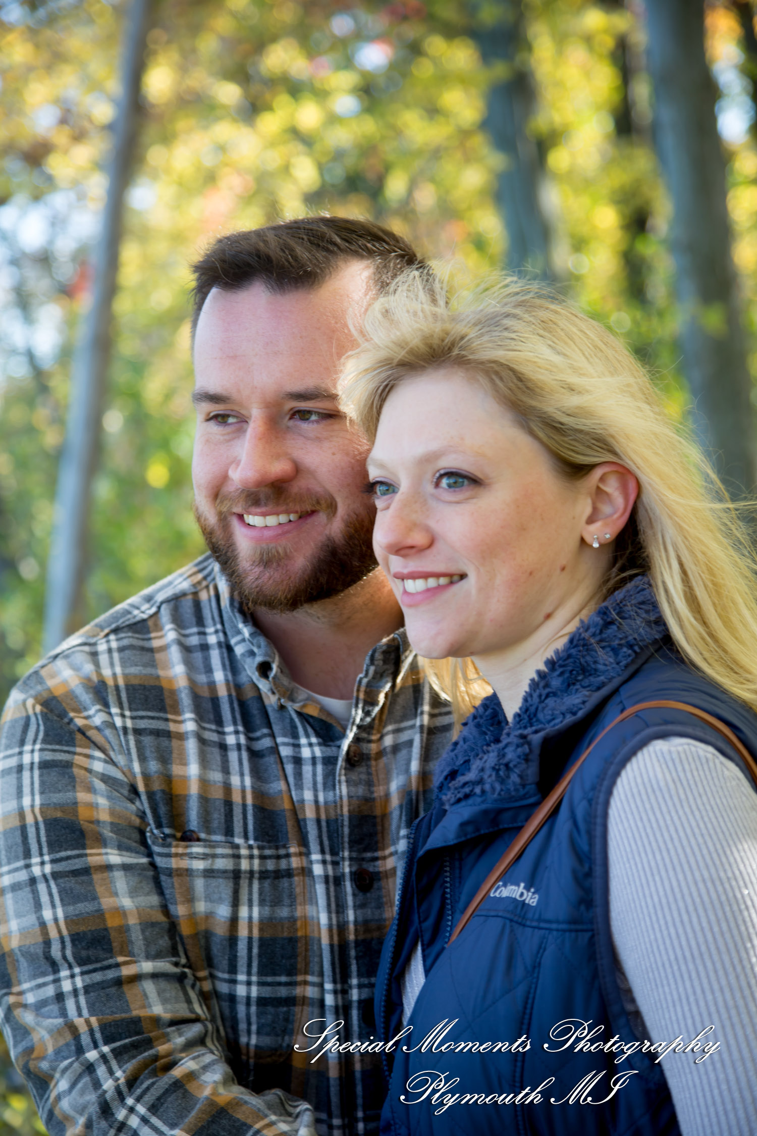 Christina & Jeffrey at Pontiac Lake State Park Waterford MI engagement photography