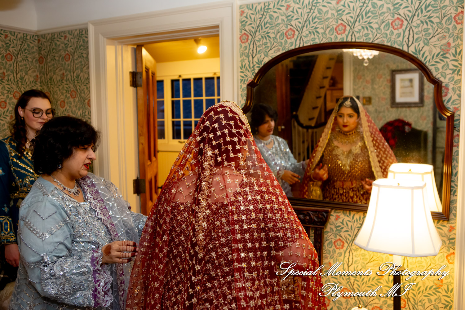 Faiza & Ian at Stone Chalet Bed and Breakfast Inn Ann Arbor MI wedding photograph