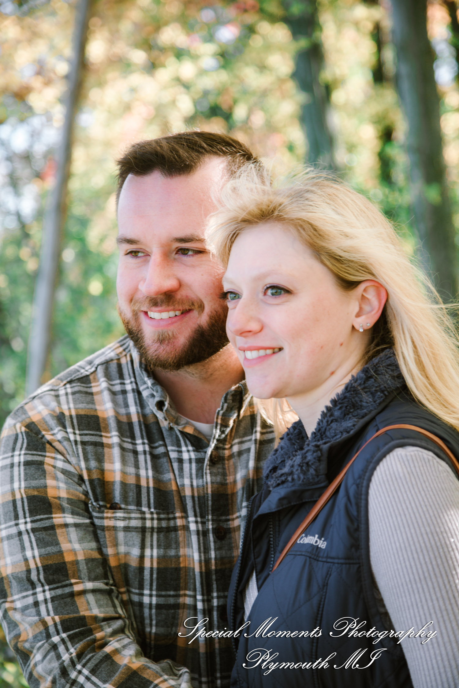 Christina & Jeffrey at Pontiac Lake State Park Waterford MI engagement photography