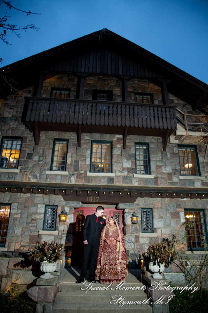 Faiza & Ian at Stone Chalet Bed and Breakfast Inn Ann Arbor MI wedding photograph