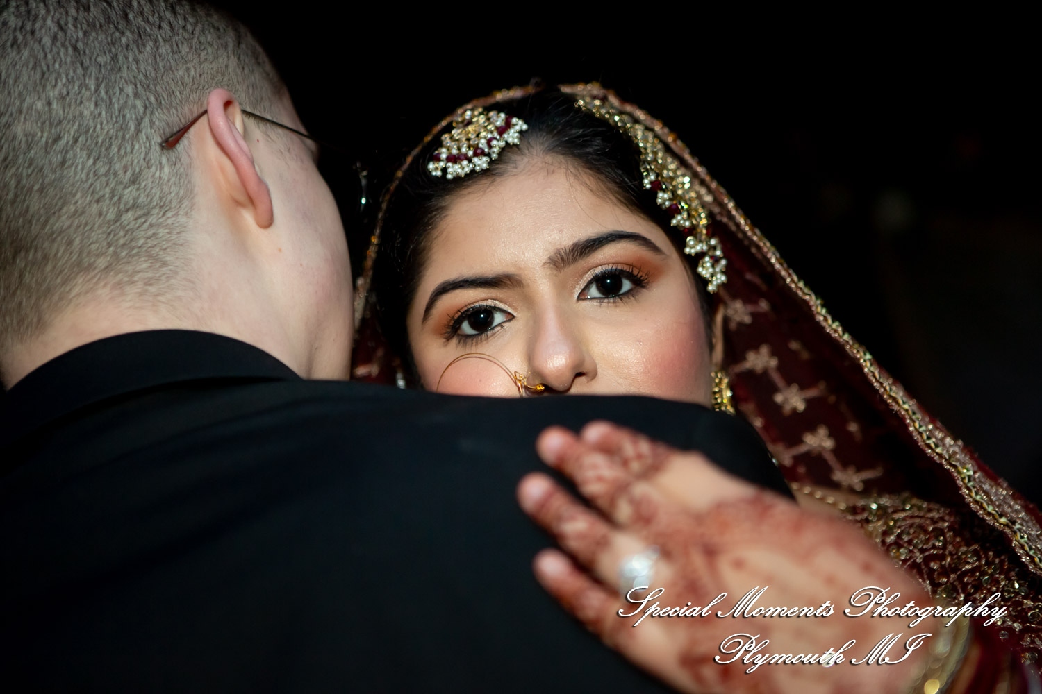 Faiza & Ian at Stone Chalet Bed and Breakfast Inn Ann Arbor MI wedding photograph