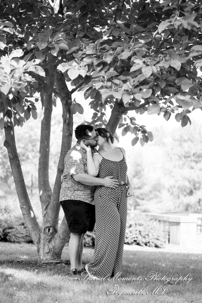 Chayna & Jonny at Cranbrook House Gardens Bloomfield Hills MI engagement photography