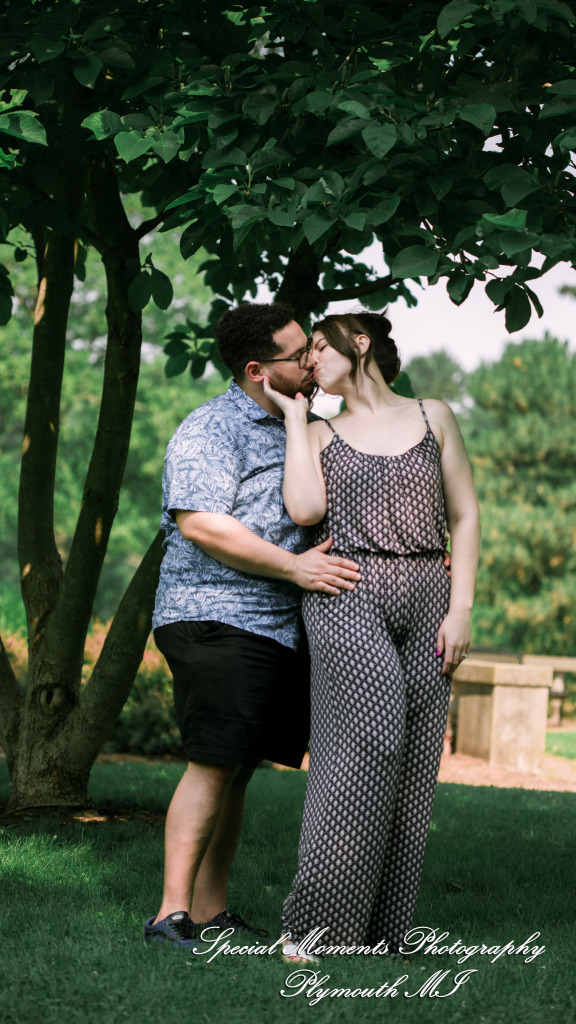 Chayna & Jonny at Cranbrook House Gardens Bloomfield Hills MI engagement photography