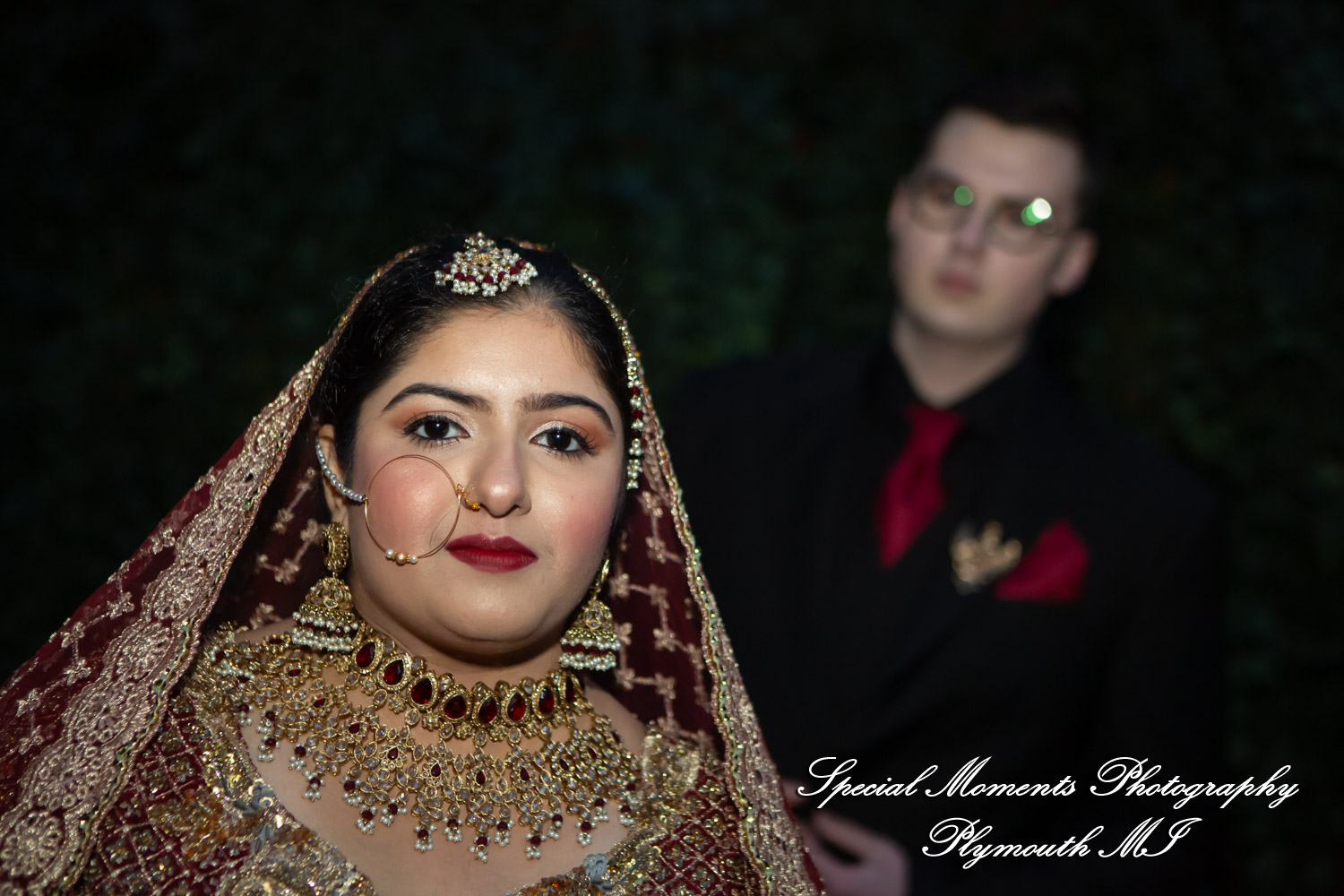 Faiza & Ian at Stone Chalet Bed and Breakfast Inn Ann Arbor MI wedding photograph