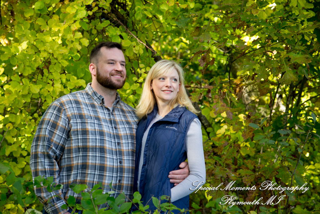 Christina & Jeffrey at Pontiac Lake State Park Waterford MI engagement photography