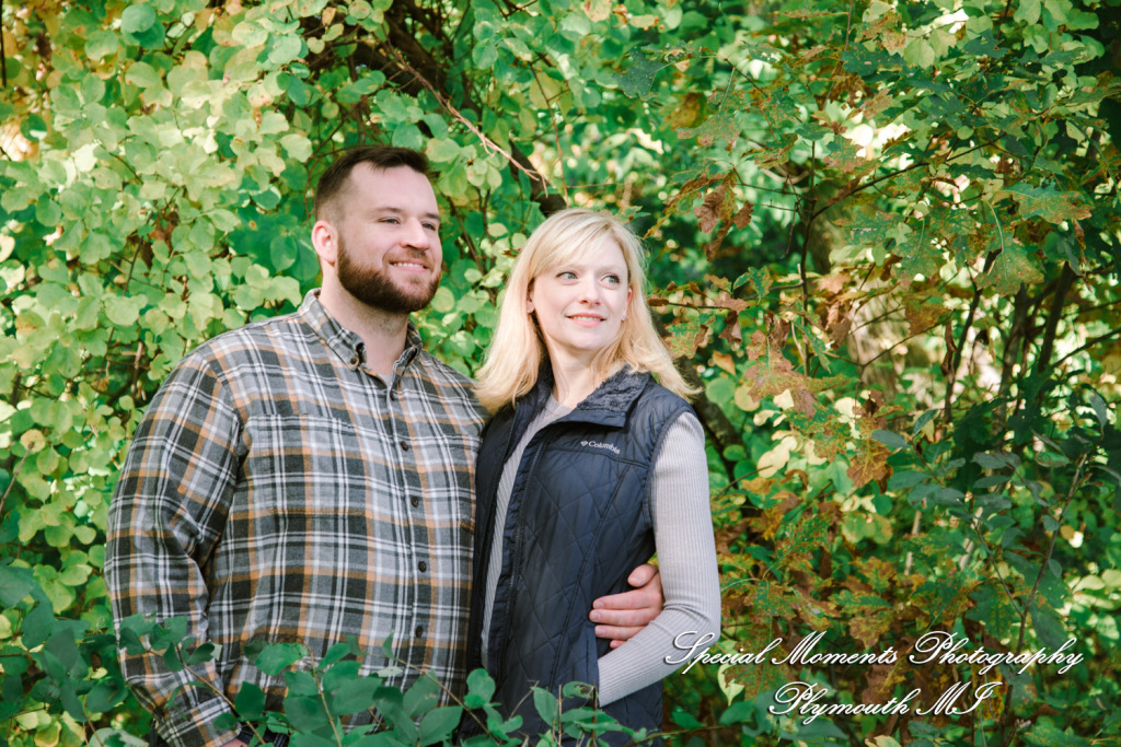 Christina & Jeffrey at Pontiac Lake State Park Waterford MI engagement photography