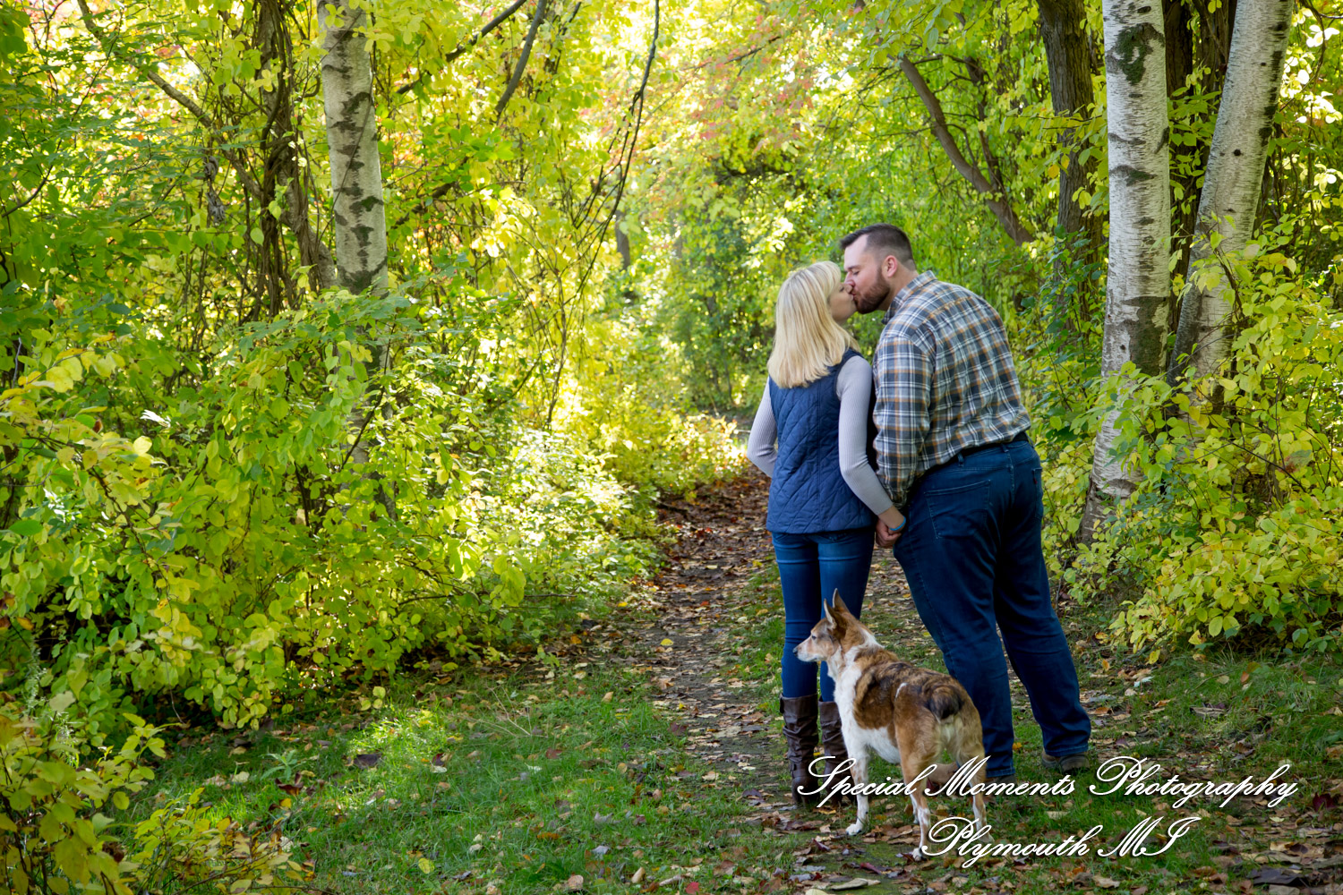 Christina & Jeffrey at Pontiac Lake State Park Waterford MI engagement photography