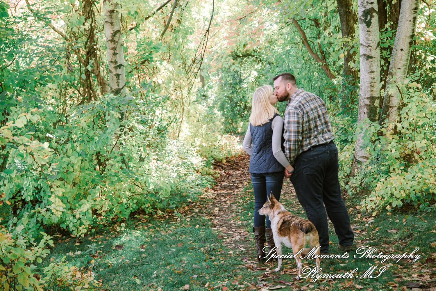 Christina & Jeffrey at Pontiac Lake State Park Waterford MI engagement photography