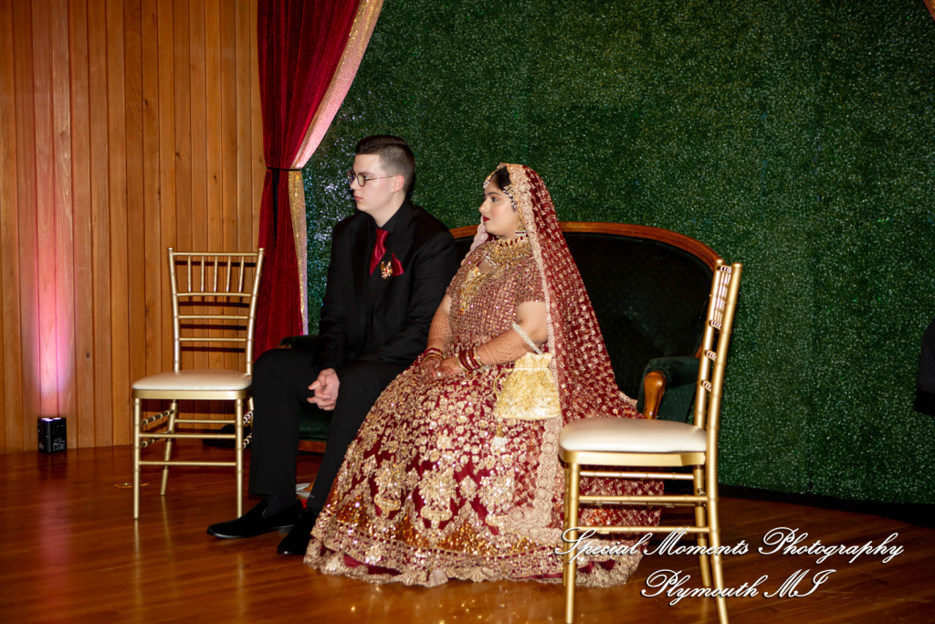 Faiza & Ian at Stone Chalet Bed and Breakfast Inn Ann Arbor MI wedding photograph