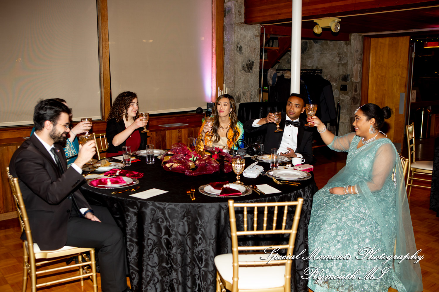 Faiza & Ian at Stone Chalet Bed and Breakfast Inn Ann Arbor MI wedding photograph