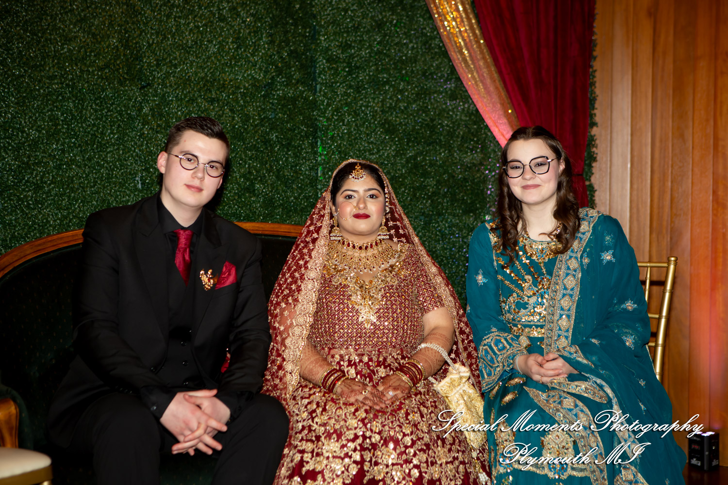 Faiza & Ian at Stone Chalet Bed and Breakfast Inn Ann Arbor MI wedding photograph