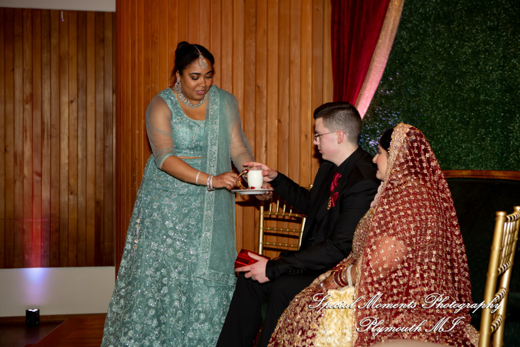 Faiza & Ian at Stone Chalet Bed and Breakfast Inn Ann Arbor MI wedding photograph