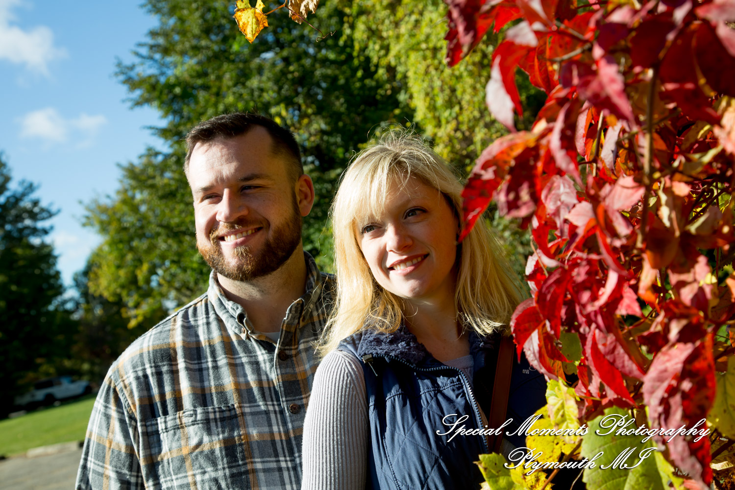 Christina & Jeffrey at Pontiac Lake State Park Waterford MI engagement photography