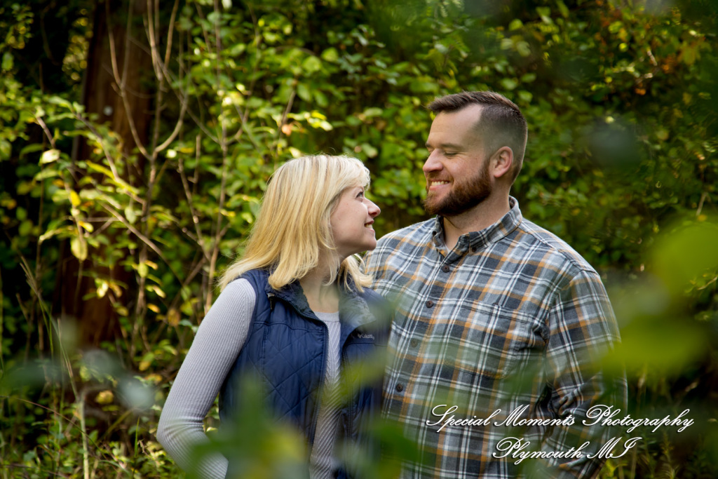 Christina & Jeffrey at Pontiac Lake State Park Waterford MI engagement photography