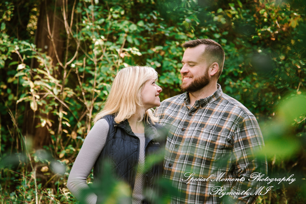 Christina & Jeffrey at Pontiac Lake State Park Waterford MI engagement photography