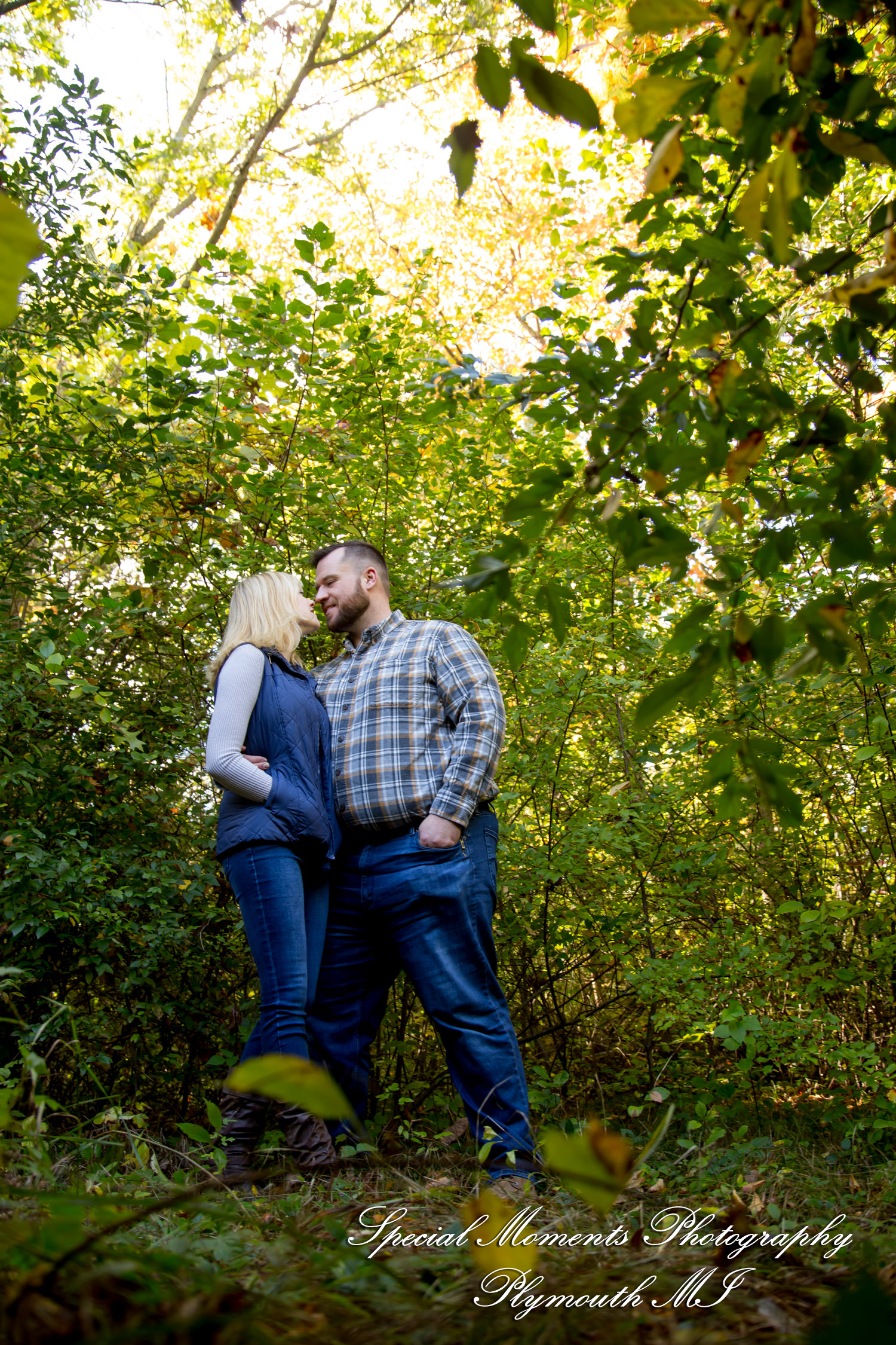 Christina & Jeffrey at Pontiac Lake State Park Waterford MI engagement photography